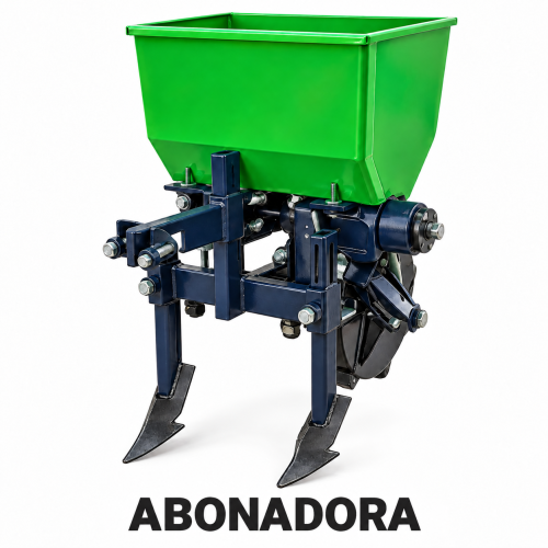 Abonadora sobre fondo blanco